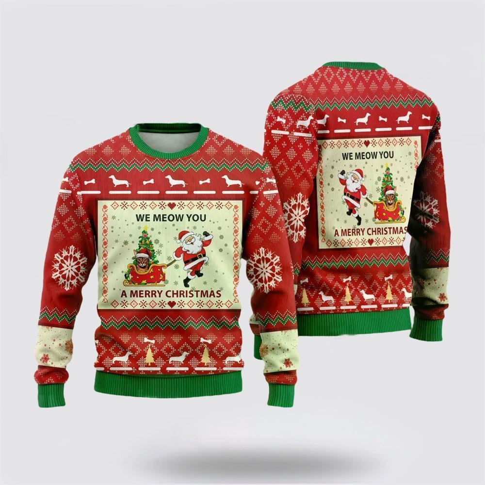 Abyssinian Cats Ugly Christmas Sweater Family Xmas Ideas