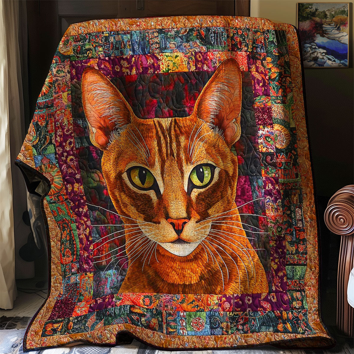 Abyssinian Cozy Quilt Blanket Best Christmas Gifts 2024
